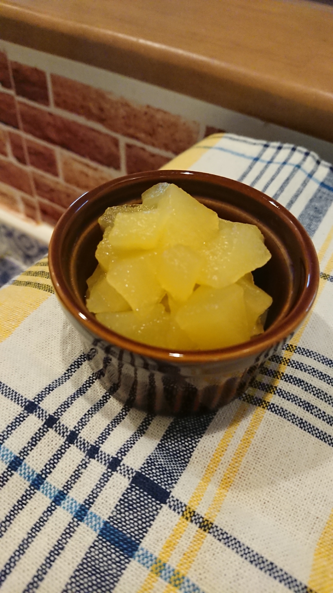 レンジで簡単りんごの蜂蜜レモン煮♡