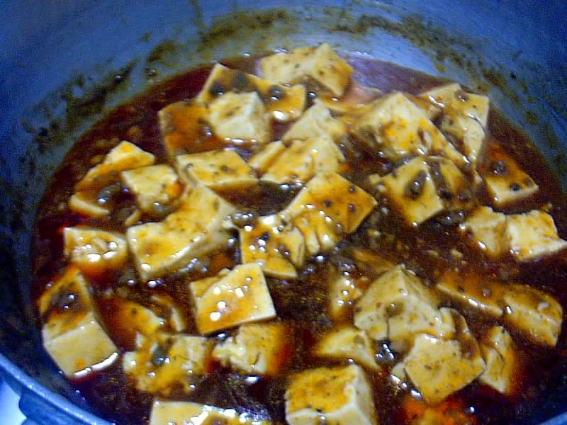 マーボーナスの素で作ったマーボー豆腐