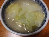 ほんだしで生姜香る白菜スープ