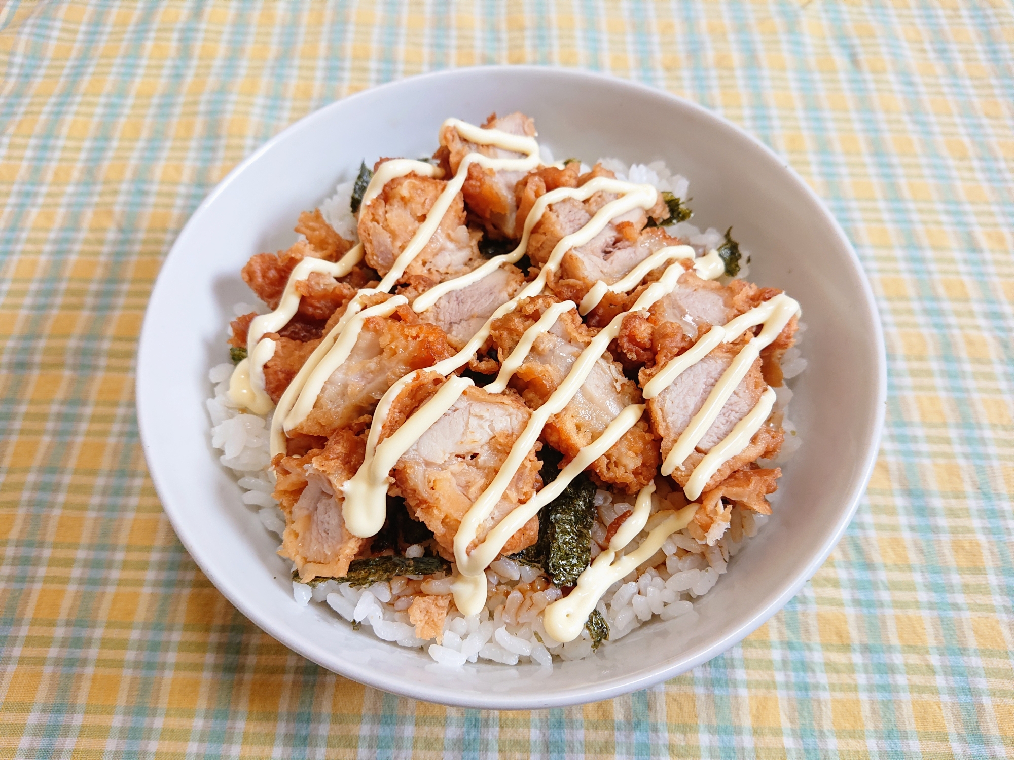 簡単時短！からマヨ丼