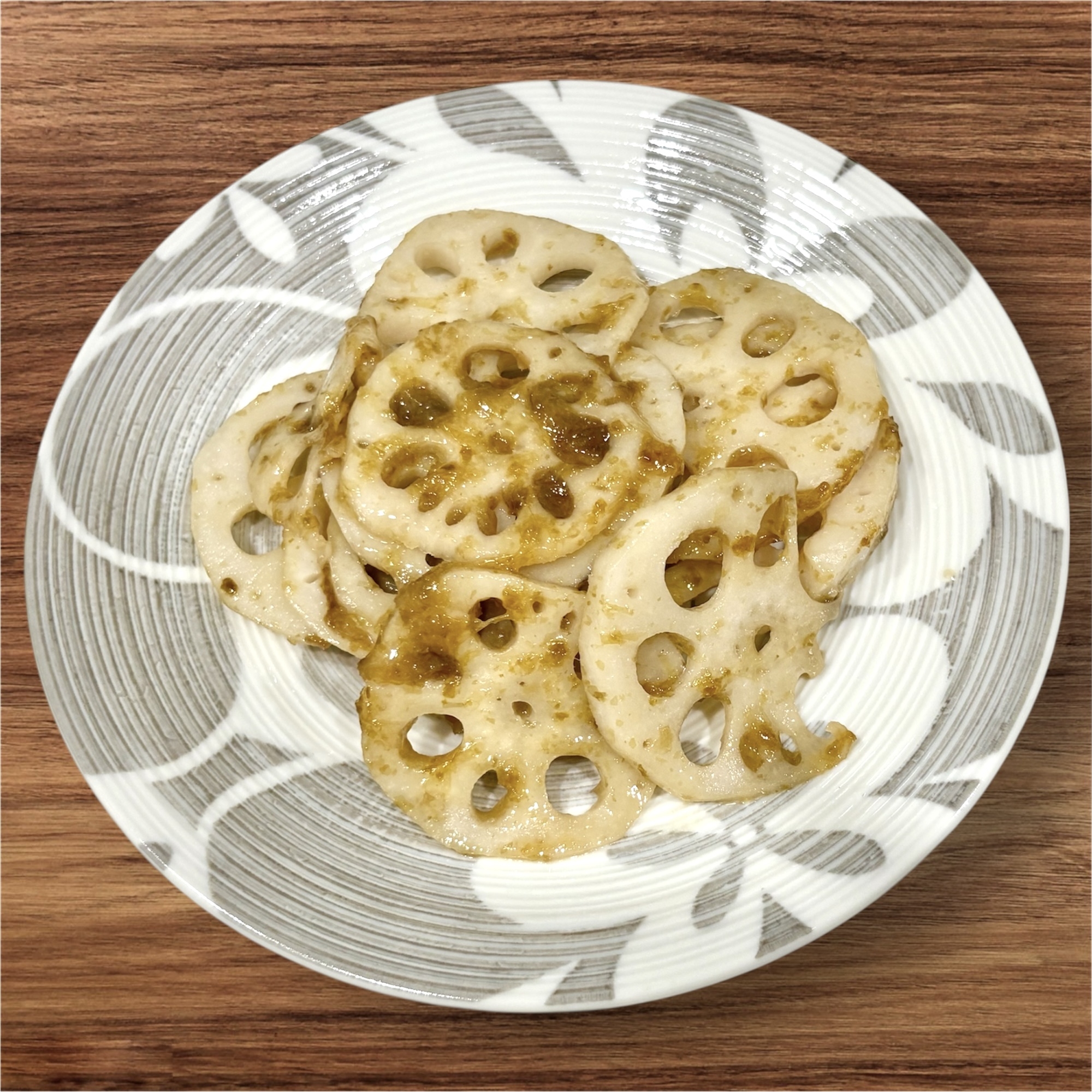 れんこんのりバター炒め