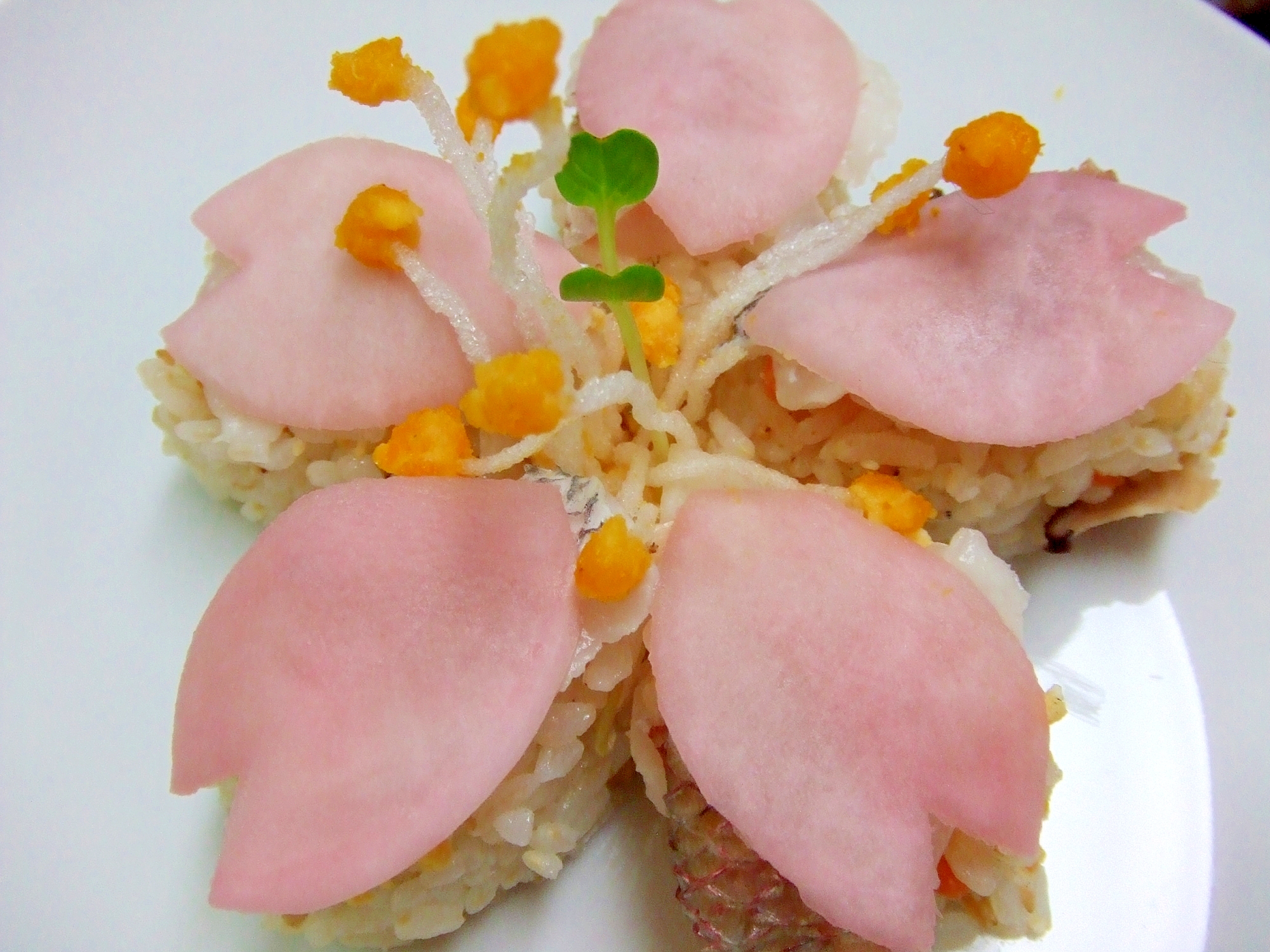 桜押し寿司♪