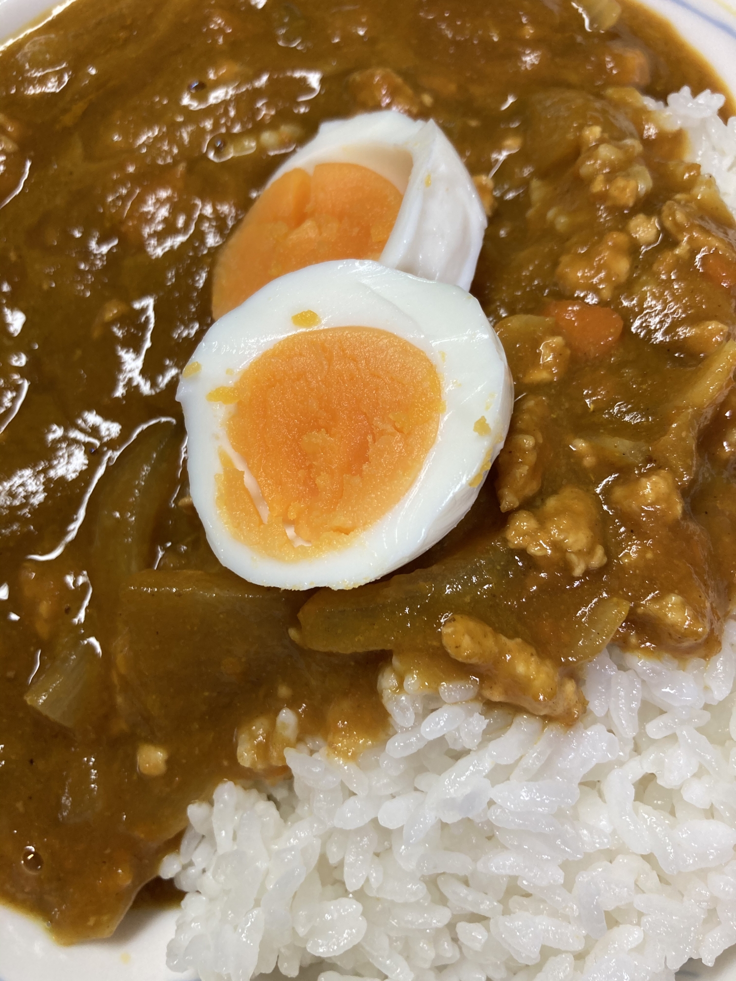 鶏ひき肉カレー