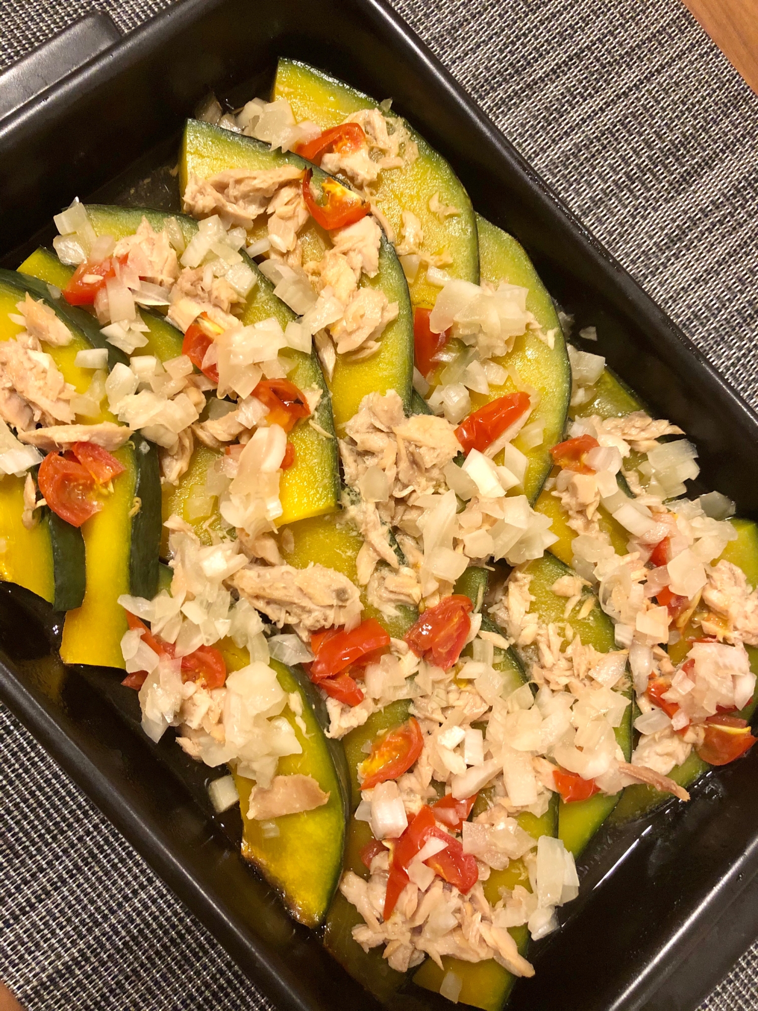 グリラーで作り置き!かぼちゃのツナマリネ