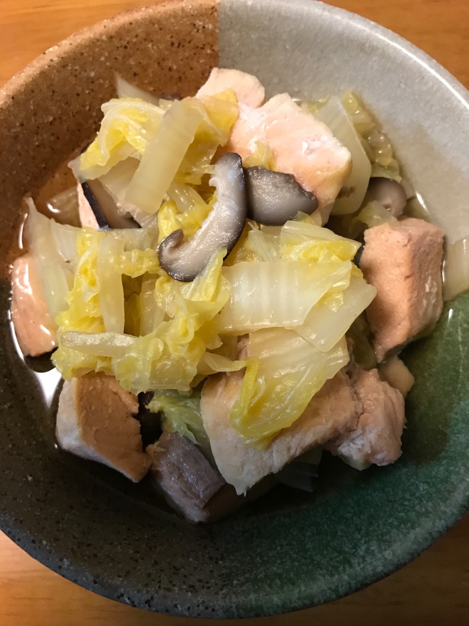 鮭と白菜の煮物
