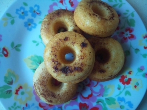 グルテンフリー☆焼きドーナツ