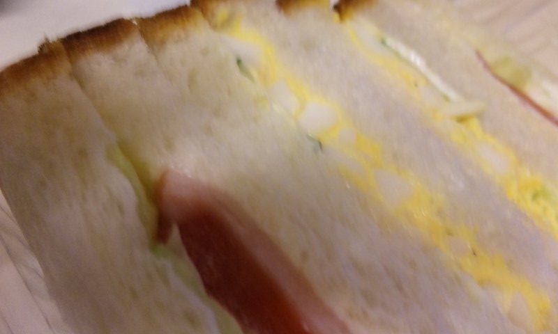 お手軽!!山食パンのサンドイッチ