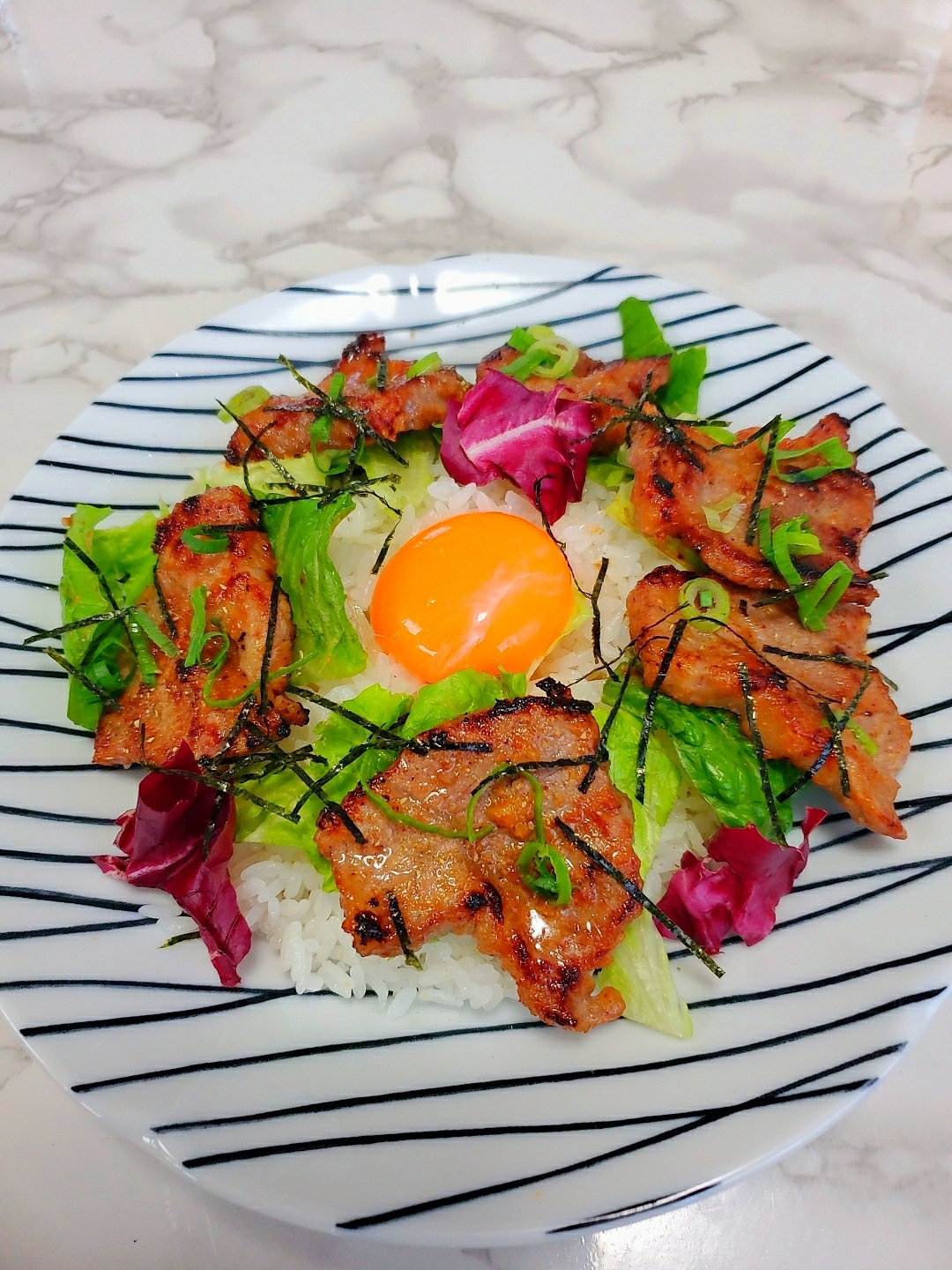 味噌山椒豚丼