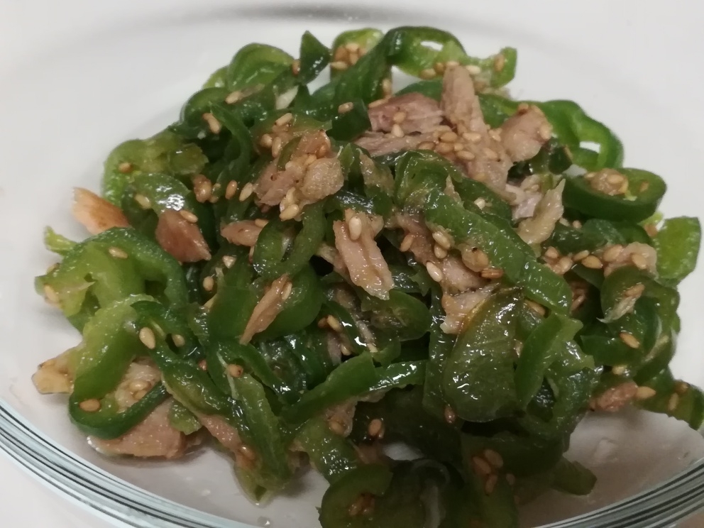 フライパンで作る 無限ピーマン レシピ 作り方 By れなママ 楽天レシピ