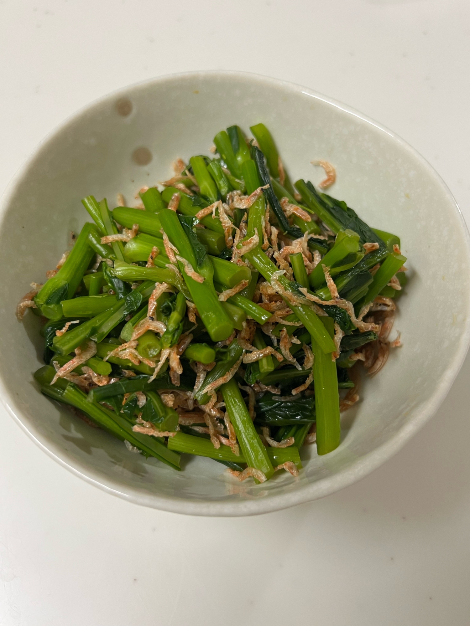 栄養たっぷり♪のらぼう菜とあみエビのお浸し