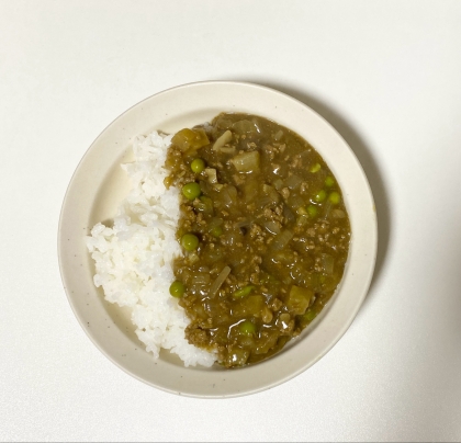 豚ひき肉のカレー