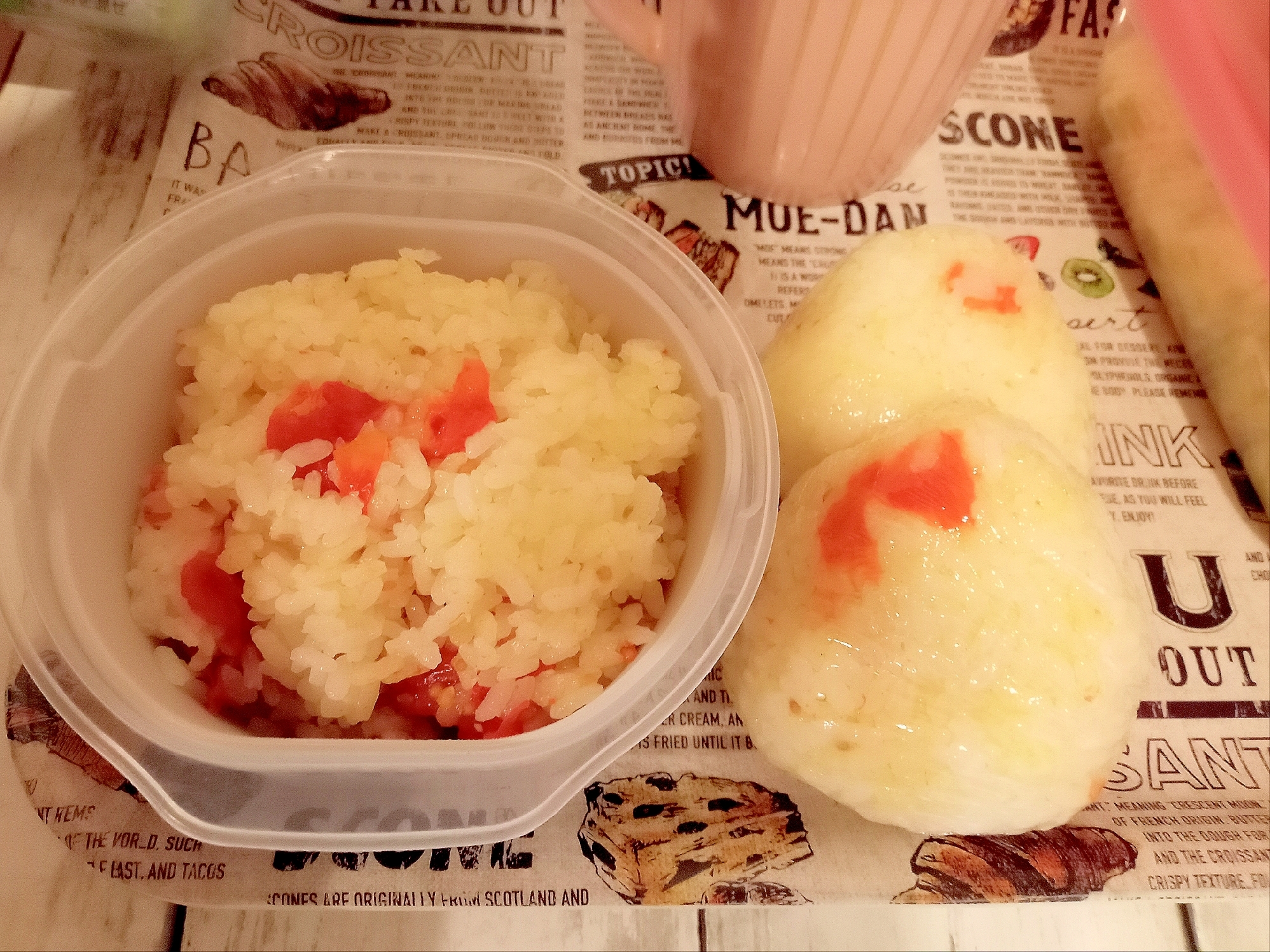 ミニトマトの炊き込みごはん