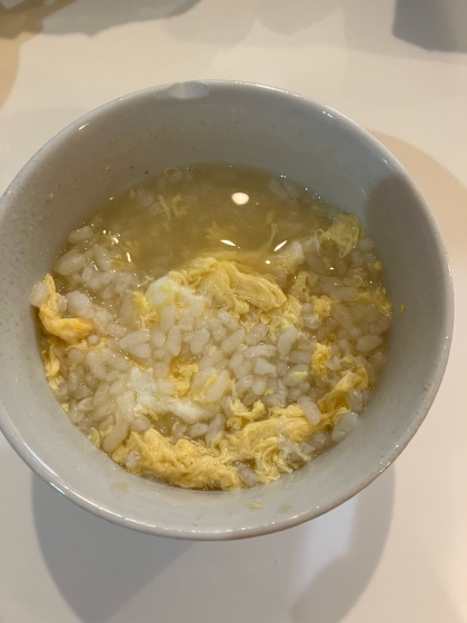胃腸炎、風邪に☆体にやさしい卵がゆ