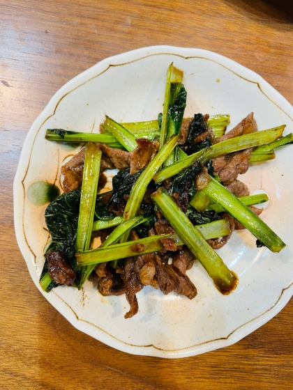 豚肉が無かったので牛肉で。子供達に好評でささた(*^▽^*)