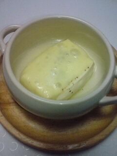 豆腐のチーズのせオーブン焼き