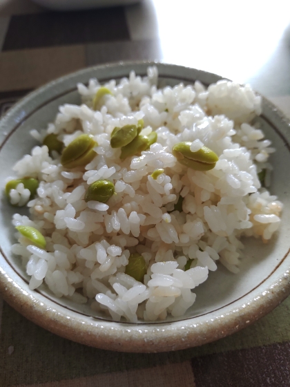 炊き込み枝豆ご飯