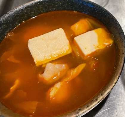 スグ出来る◎豆腐チゲスープ