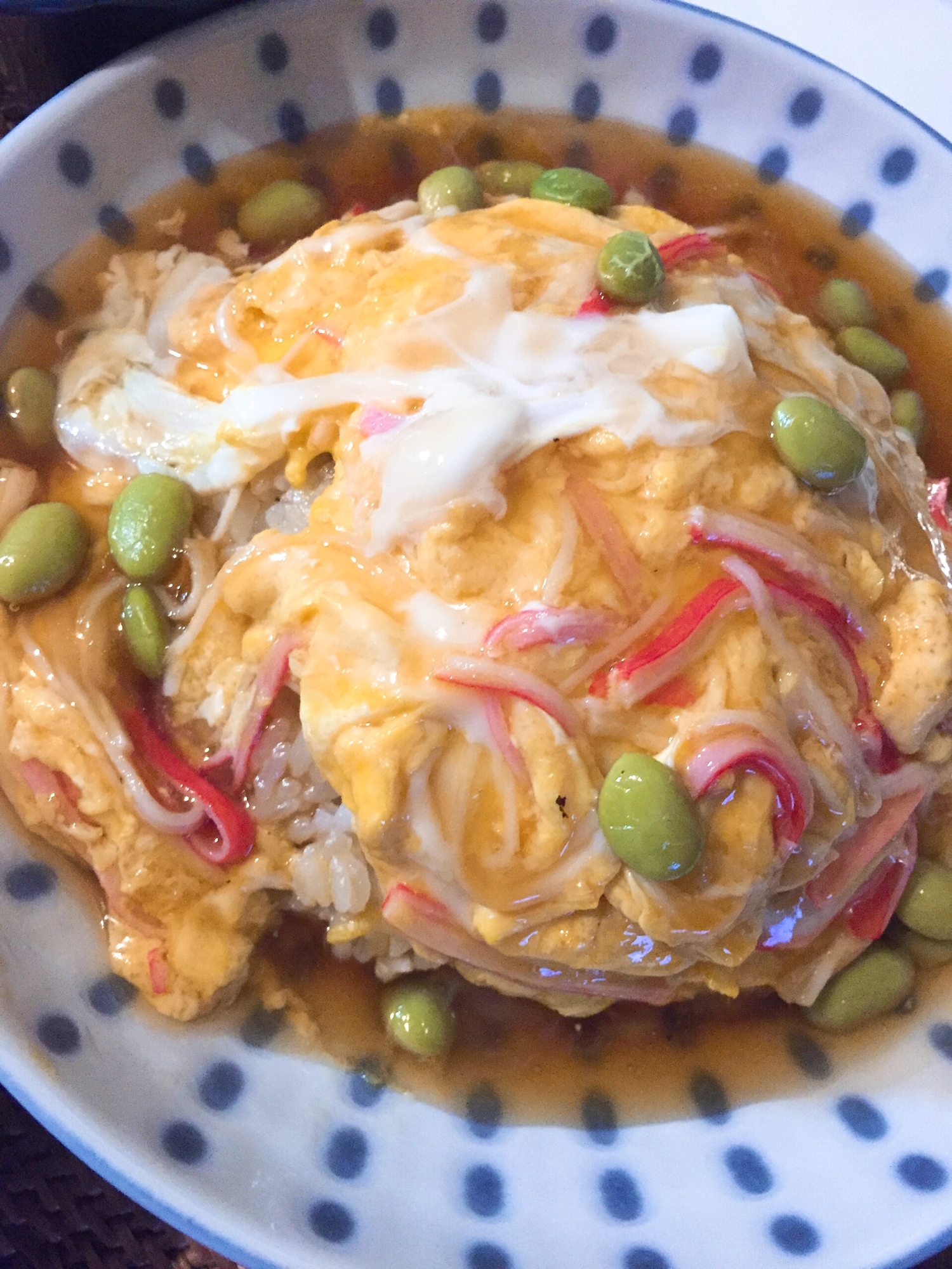 簡単！甘酢あんでご飯がススム♪とろとろ天津飯