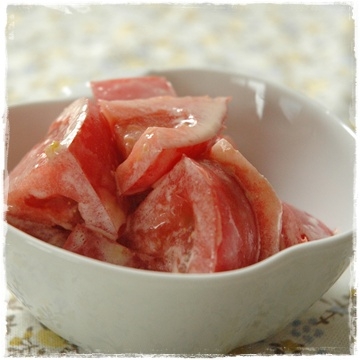 夏野菜　◆　トマトの味噌マヨあえ　◆