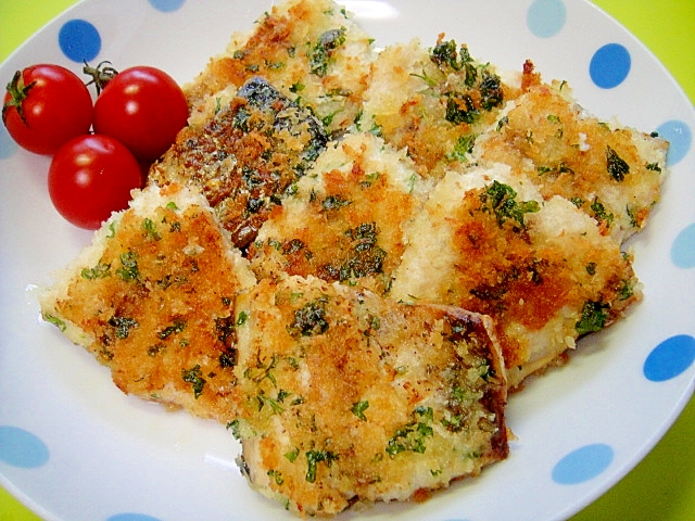 塩サバのパセリパン粉焼き レシピ 作り方 By Mint74 楽天レシピ