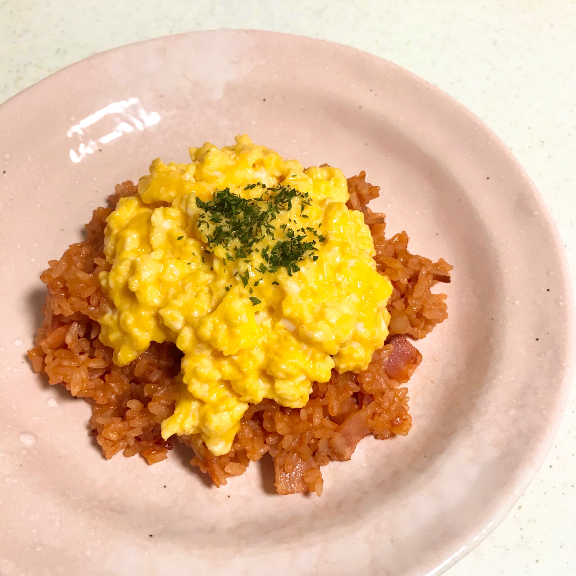 フライパン一つで ふわふわオムライス レシピ 作り方 By ふなうた 楽天レシピ