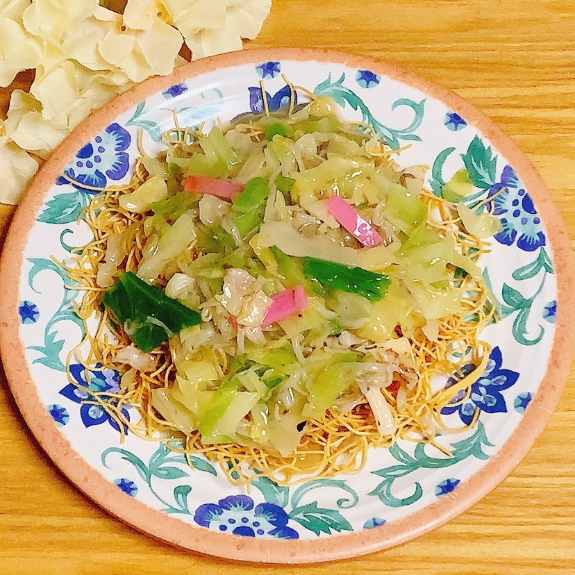 簡単♪野菜で皿うどん✧˖°かた焼きそば✧˖°