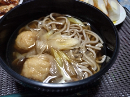 蕎麦レシピ　ねぎ蕎麦