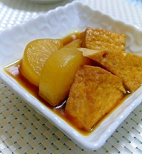 厚揚げと大根の煮物