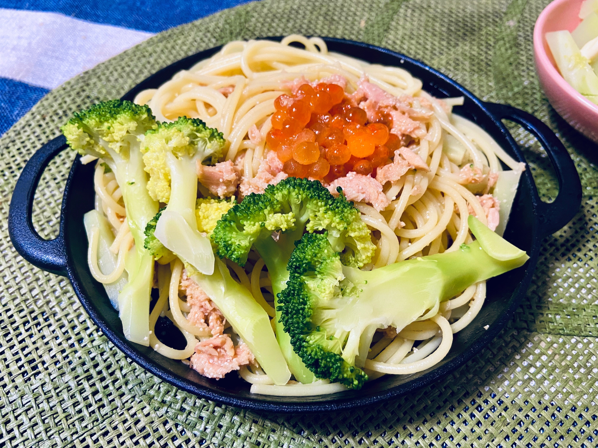 簡単料理！まぐろ明太子のパスタ！