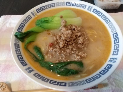 簡単においしくおうちラーメン☆ラ王担々麺