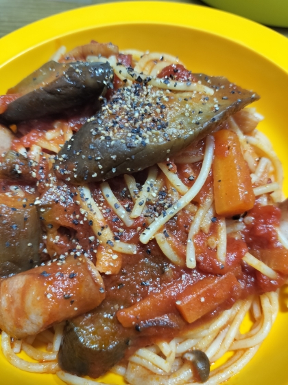 とろとろ茄子のパスタ