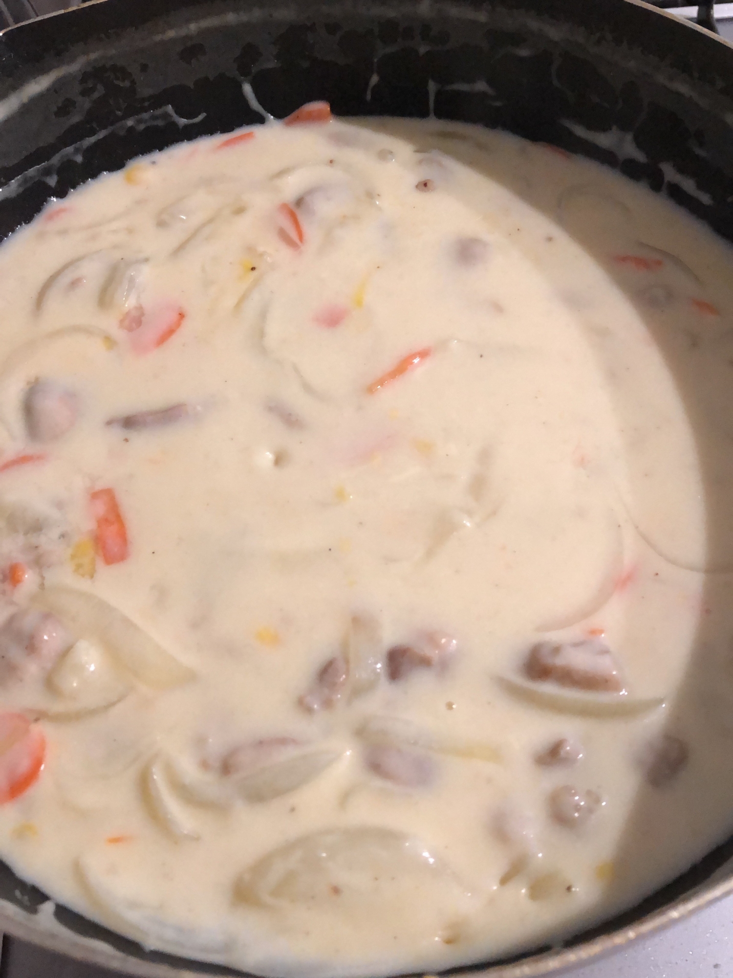 牛乳1L消費!鶏肉のクリーム煮