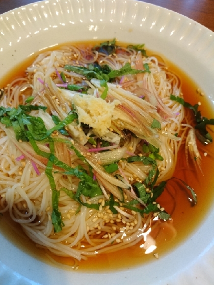 基本のぶっかけ素麺