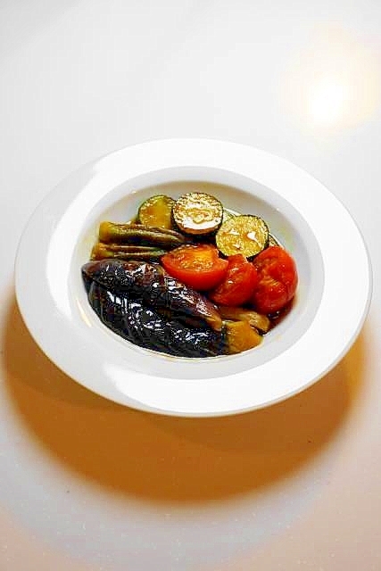 夏の贈り物！夏野菜の南蛮漬け（焼きびたし）