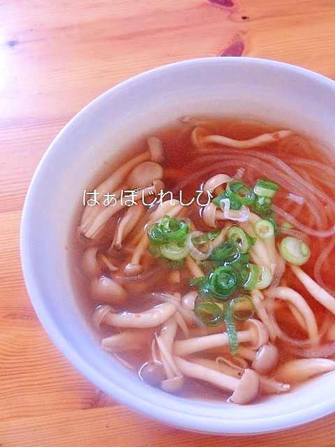 しめじの酸辣湯風スープ✿