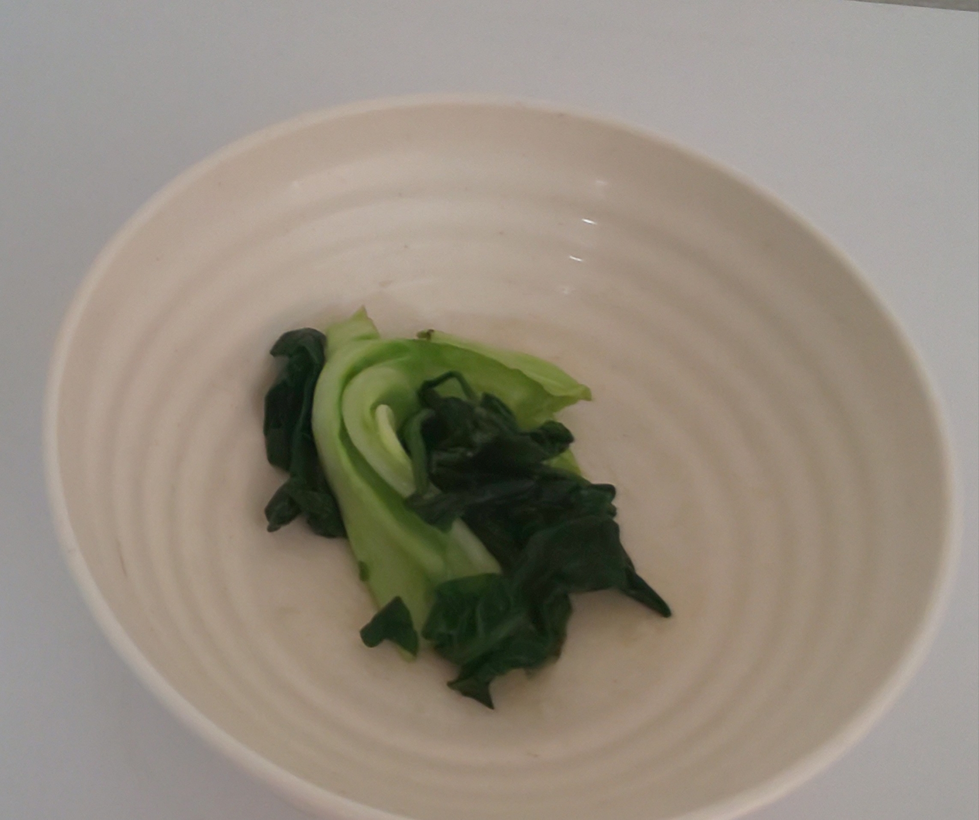 ほうれん草とキャベツの和え物