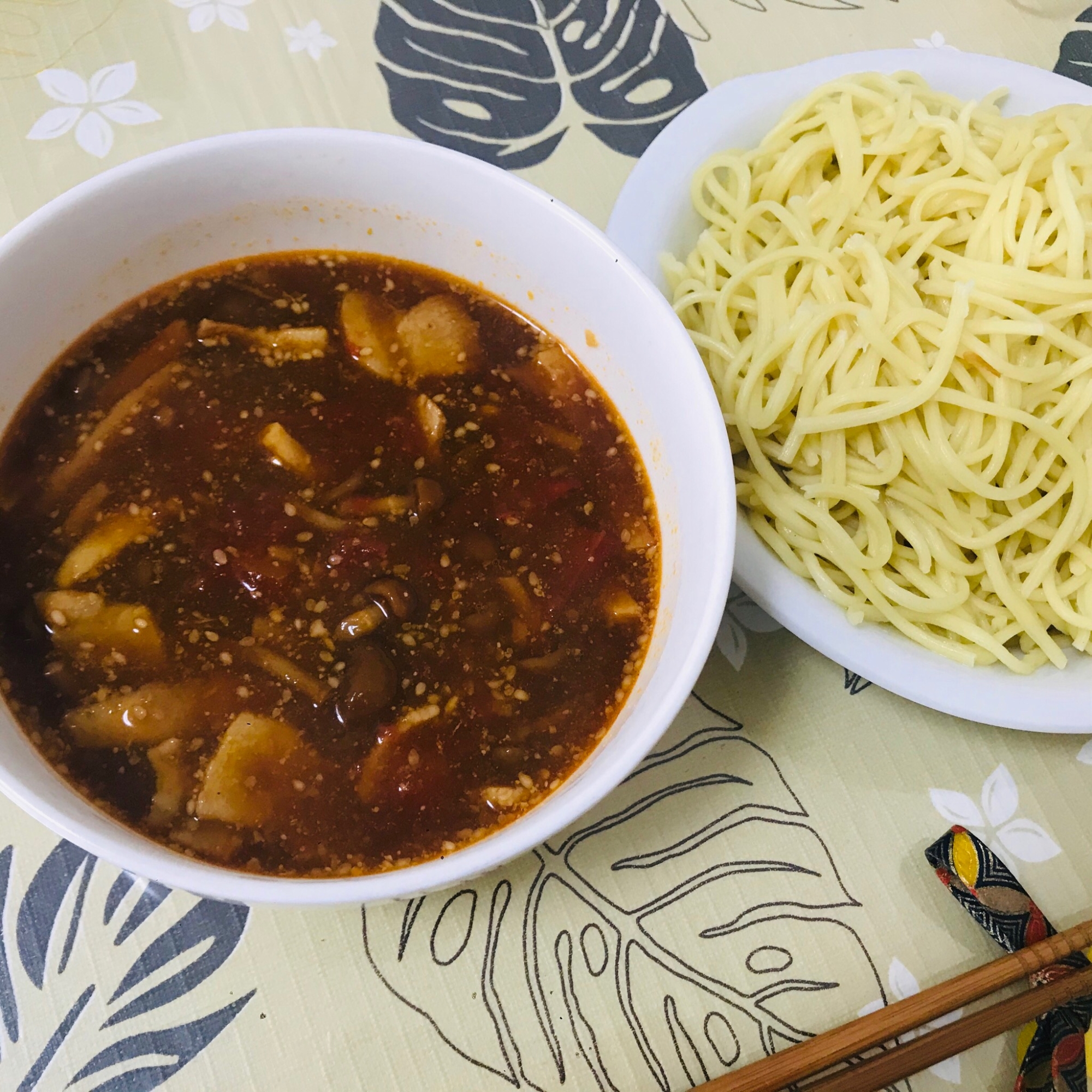 まるでお店！トマトつけ麺