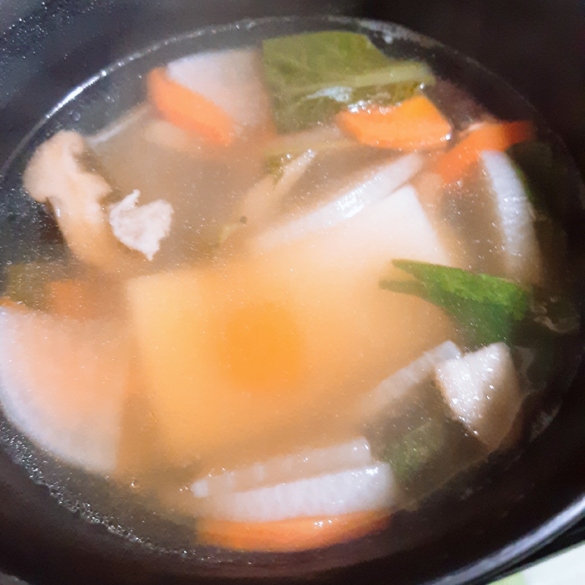 レンジで時短！お雑煮に入れるお餅