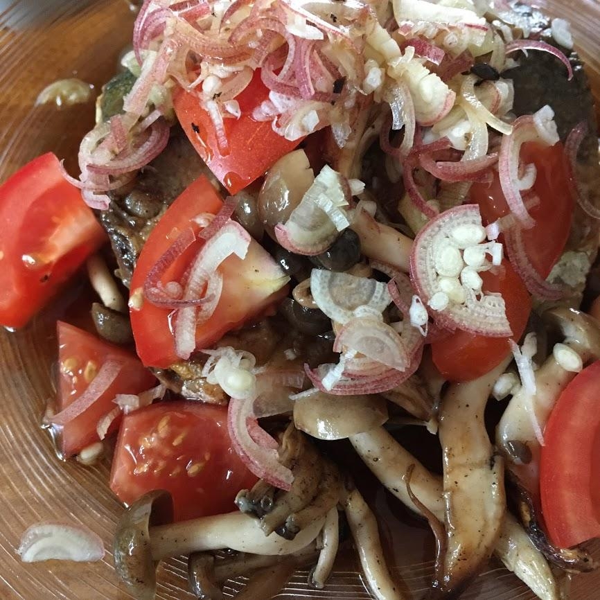 焼きサバのさっぱり南蛮漬け