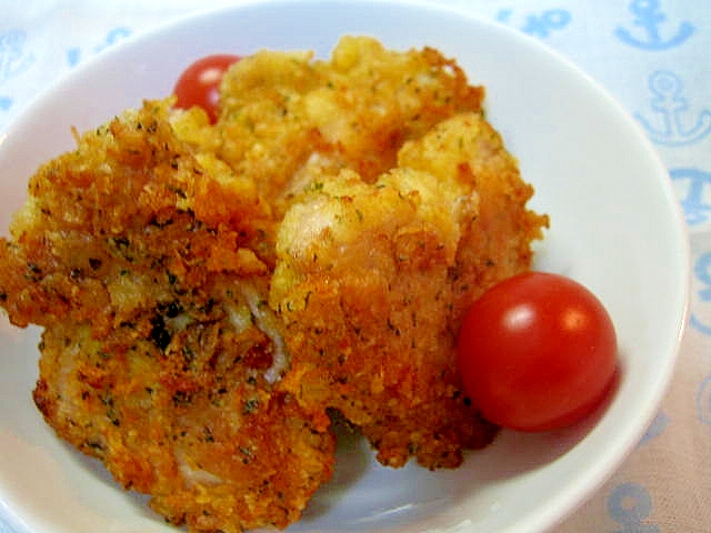 揚げ焼きで手軽に！サクサク☆チーズチキンカツレツ