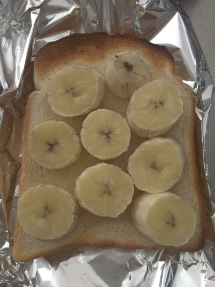 ハニーバターのバナナトースト