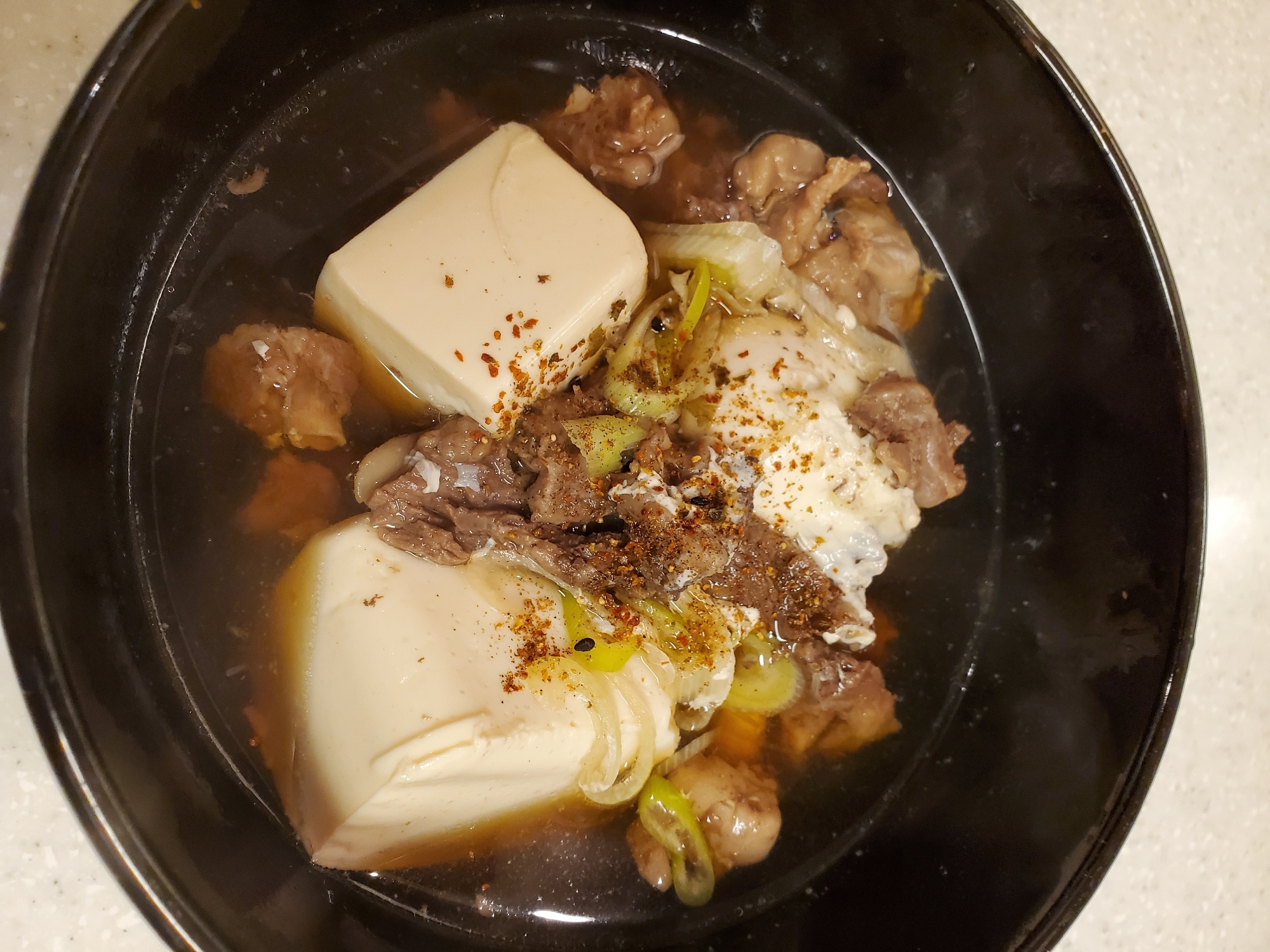 牛すじで作る肉吸い