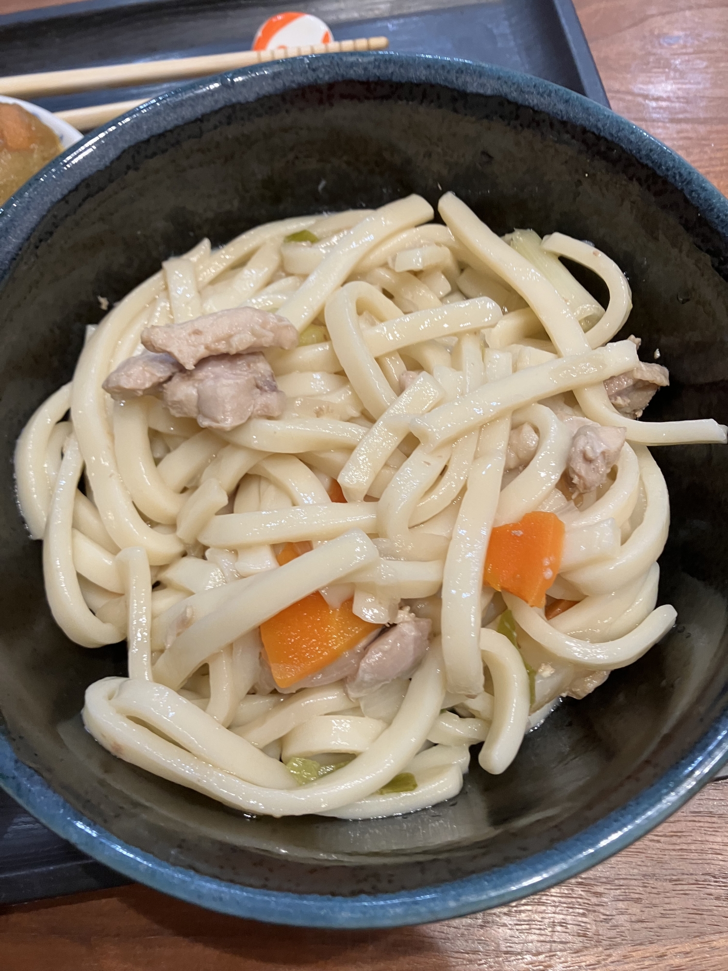 鶏肉の塩焼きうどん