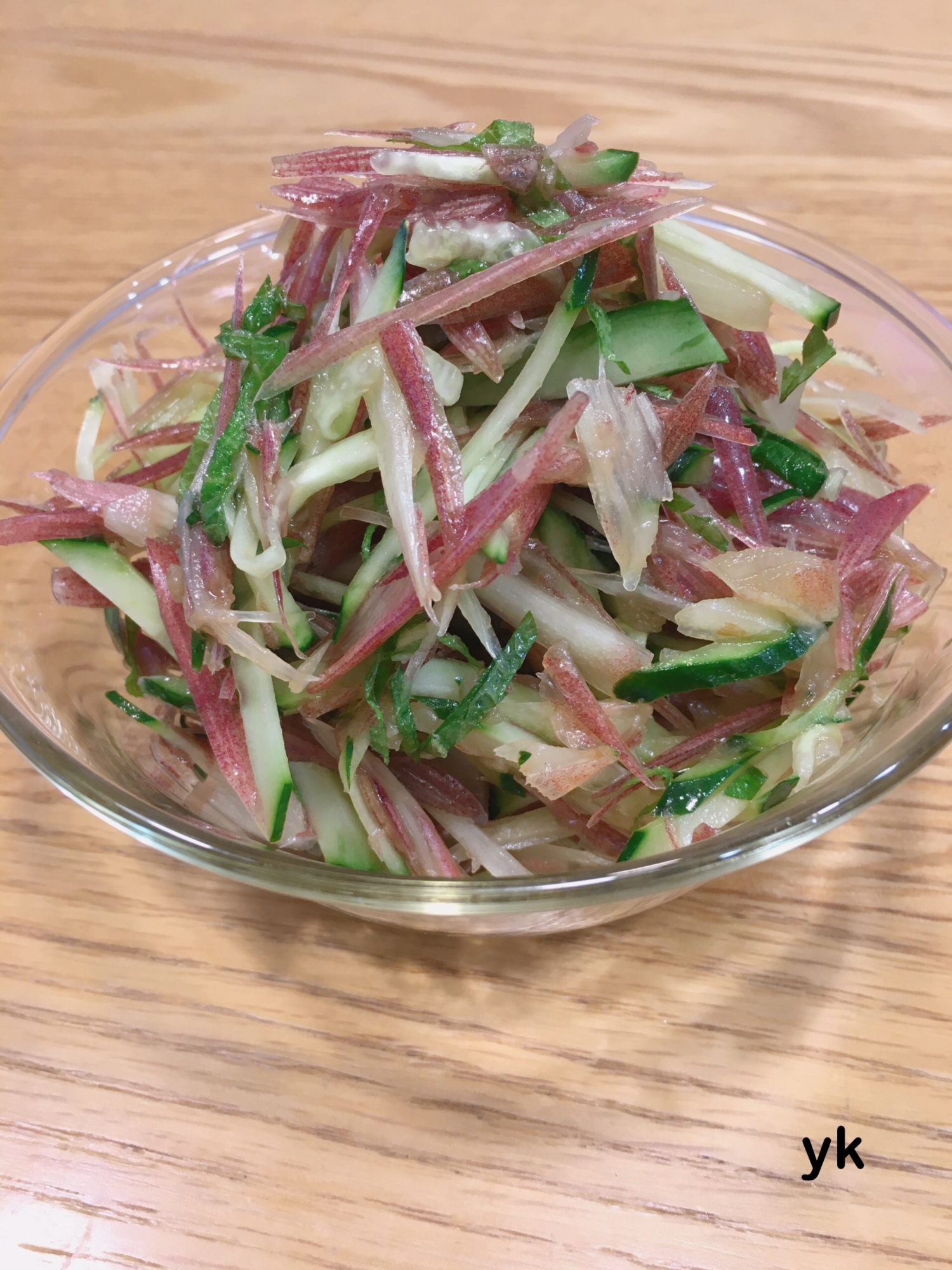 茎みょうがのさっぱり梅サラダ レシピ 作り方 By Yukiiiiマミー 楽天レシピ