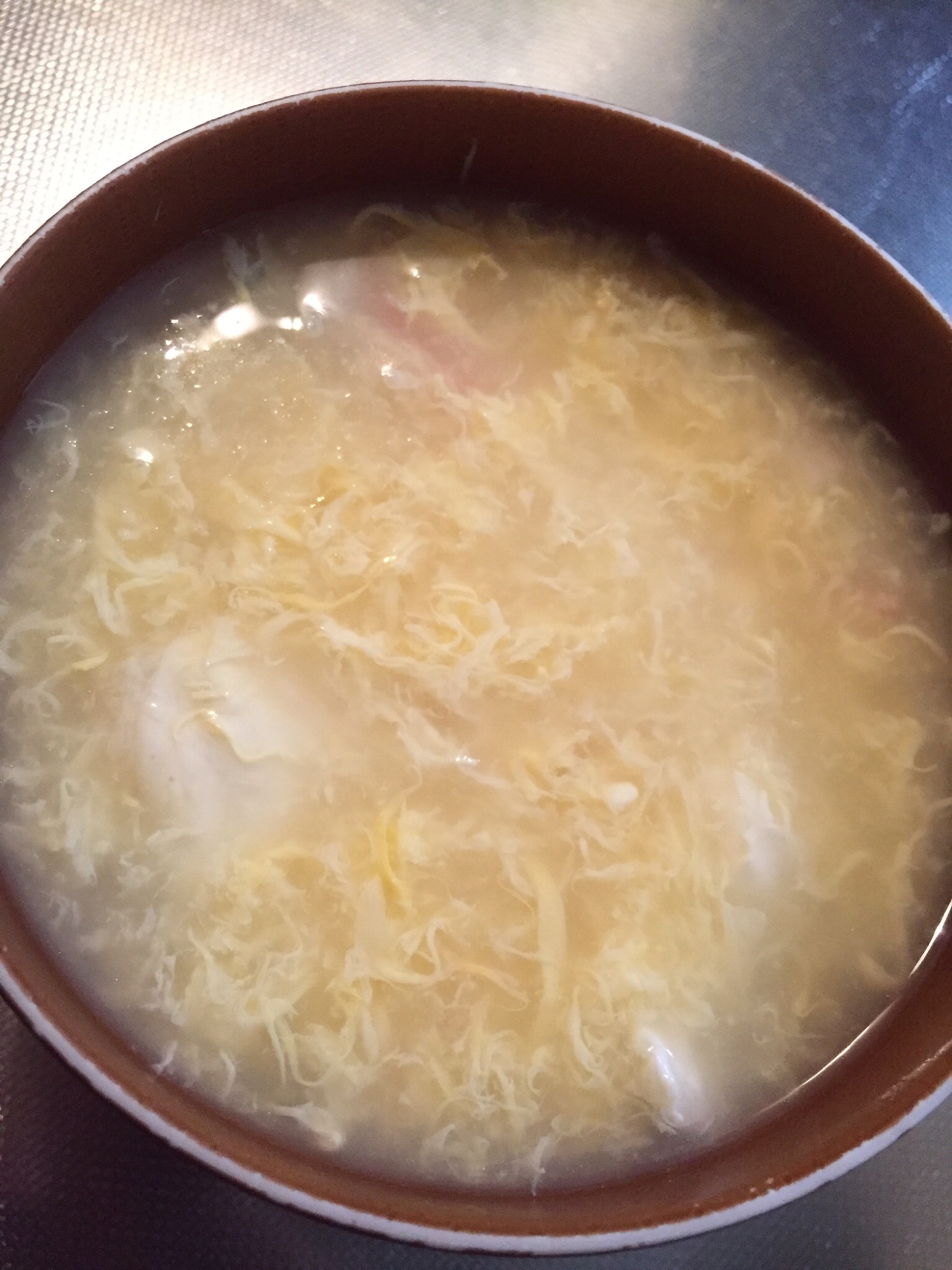 優しい味のカニ玉スープ