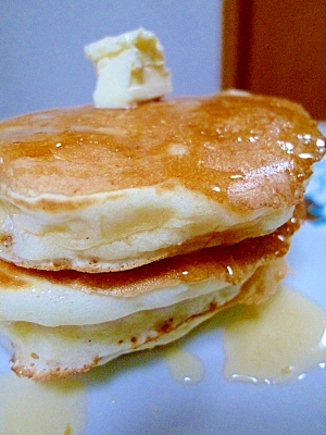 ふっくらホットケーキのコツ レシピ 作り方 By Nontan 楽天レシピ