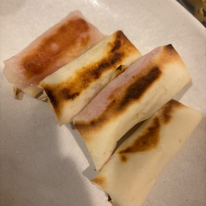 長芋とベーコンとチーズの春巻き