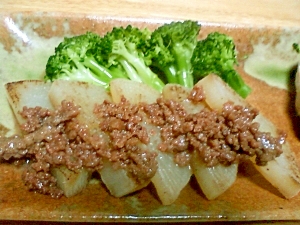 大根の煮物をリメイク！大根ステーキ