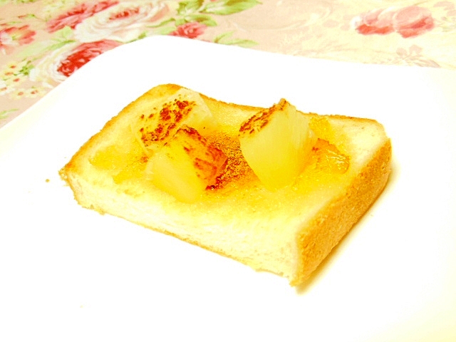 ❤柚子茶とパインのレモン・シナモン・トースト❤