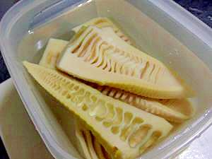 筍 破竹の茹で方 下茹 保存 レシピ 作り方 By Chima 楽天レシピ